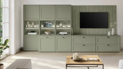 FRAME 617, Lacklaminat, Holzstruktur Olive (#1)