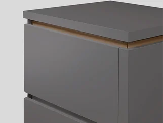  Griff 012, Griffmulde (LINE N), Bronze Metallic farbig Matt 