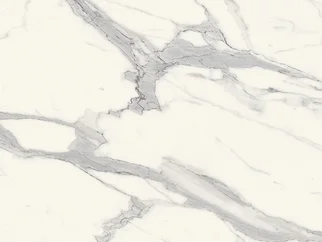 Arbeitsplatte 235, Marmor Venato Bianco Nachbildung