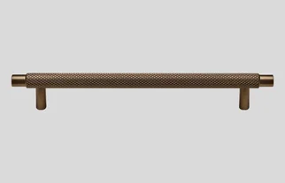 Metallgriff 365 in Bronze Metallic mit Riffelstruktur