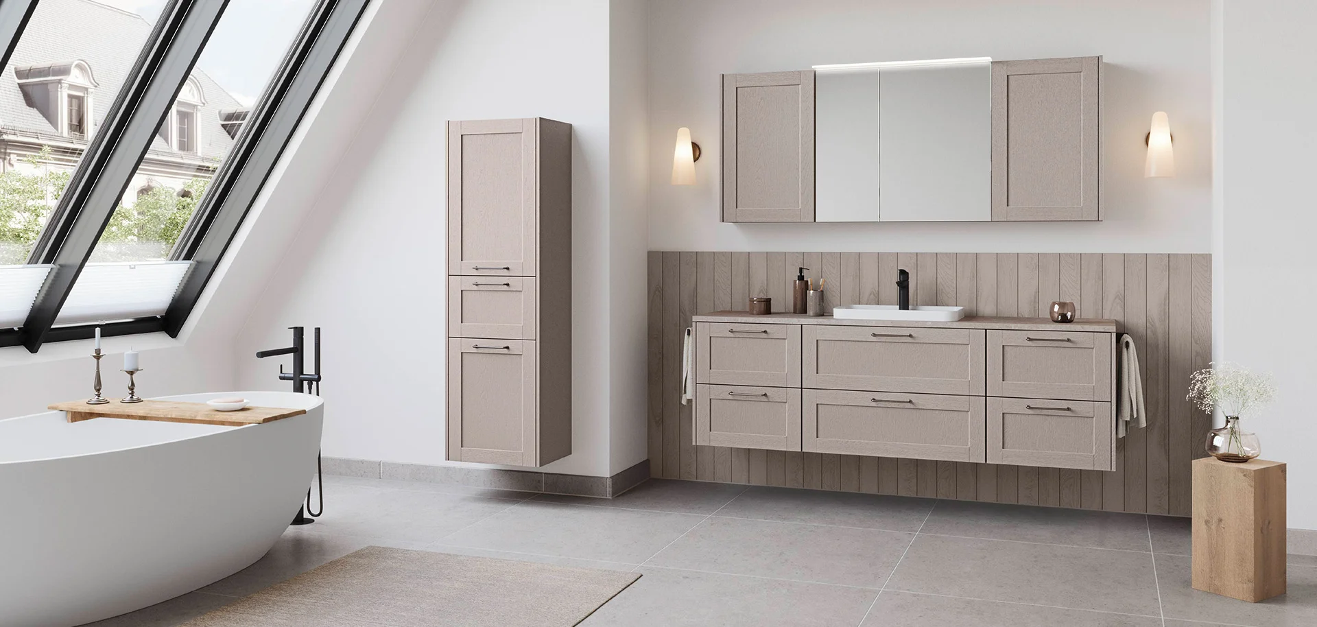 Front 619, Lacklaminat, Holzstruktur Macchiato