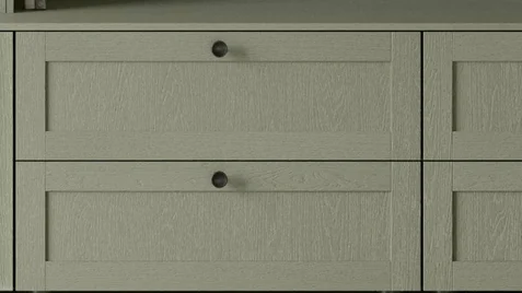 FRAME 617, Lacklaminat, Holzstruktur Olive (#4)