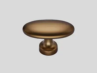  Griff 843, Metallknopf, Bronze Metallic farbig Matt 