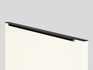  Griff 870, Griffleiste, Schwarz in Türbreite Matt 